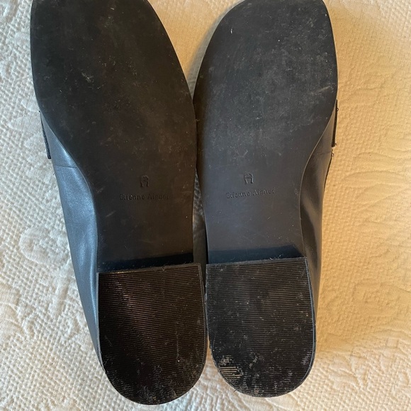Etienne Aigner Loafer Shoe Women’s 7.5 M Y2K Vintage Black Leather GUC - Picture 5 of 6